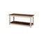Alaterre Furniture Savannah Bench, Ivory with Natural Wood Top ASVA03IVW - alternate 1